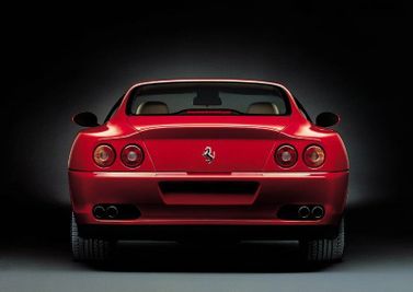Ferrari 550, Купе Maranello — вид сзади