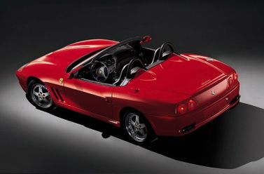 Ferrari 550, Родстер Barchetta — вид сзади в три четверти