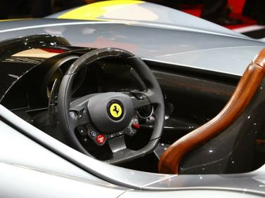 Ferrari Monza SP, Спидстер SP1 — рулевое колесо
