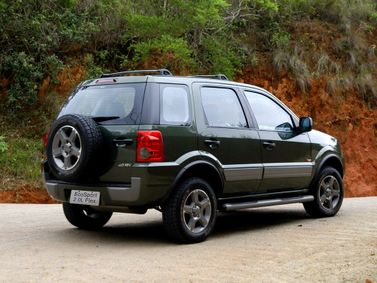 Ford EcoSport أنا فيس ليفت، دفع رباعي 5 أبواب — منظر خلفي بزاوية ثلاثة أرباع