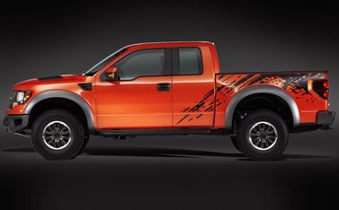 Ford F-150 الثاني عشر، بيك أب بكابينة ونصف Raptor — منظر من الجانب الأيسر