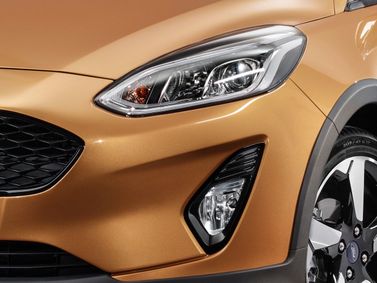 Ford Fiesta Mk7، هاتشباك 5 أبواب Active — الجزء الأمامي من السيارة عن قرب