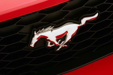 Ford Mustang V، قابلة للتحويل — شعار السيارة واسم الطراز