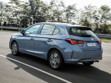 Honda City VII, Хэтчбек 5 дв. — вид сзади в три четверти