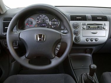 Honda Civic VII Рестайлинг, Седан — передняя панель