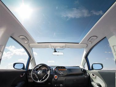Honda Jazz II Рестайлинг, Хэтчбек 5 дв. — общий вид салона