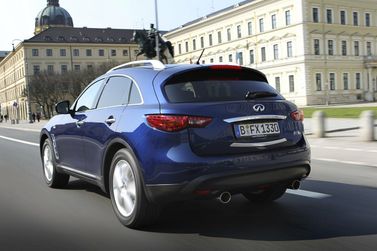 Infiniti FX فيس ليفت II (S51) II (S51)، دفع رباعي 5 أبواب — منظر خلفي أيمن