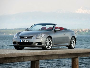 Infiniti G IV, Кабриолет — вид спереди справа