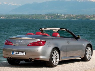 Infiniti G IV, Кабриолет — вид сзади справа
