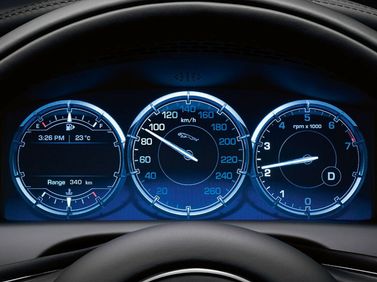 Jaguar XJR IV (X351), Седан — панель приборов