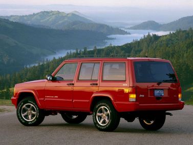 Jeep Cherokee II (XJ) Рестайлинг, Внедорожник 5 дв. — вид сзади справа