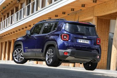 Jeep Renegade I Рестайлинг, Внедорожник 5 дв. — вид сзади справа