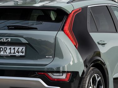 Kia Niro II, Внедорожник 5 дв. — задняя часть автомобиля крупным планом