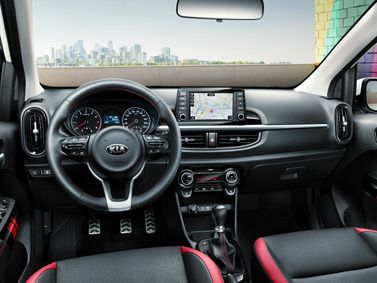 Kia Picanto III Рестайлинг, Хэтчбек 5 дв. — передняя панель
