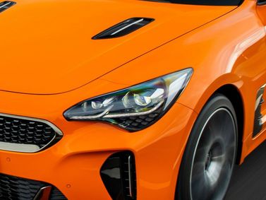 Kia Stinger I Рестайлинг, Лифтбэк — передняя часть автомобиля крупным планом