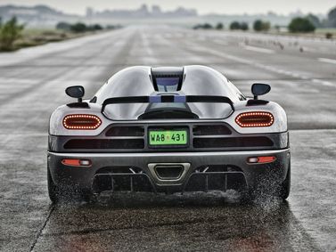 Koenigsegg Agera، تارغا — منظر خلفي