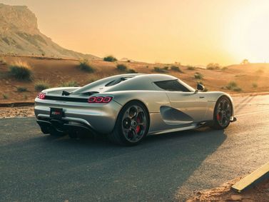 Koenigsegg CC850، تارغا — منظر خلفي بزاوية ثلاثة أرباع