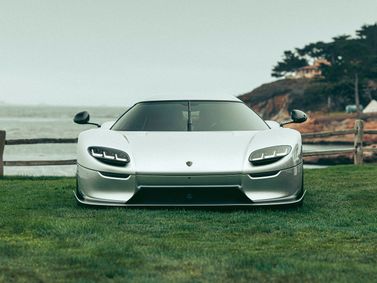 Koenigsegg CC850، تارغا — منظر أمامي