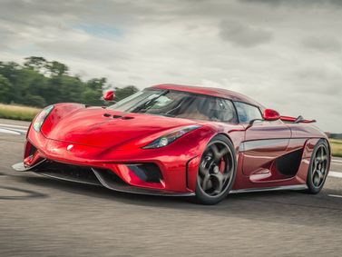 Koenigsegg Regera I، تارغا — منظر أمامي أيمن