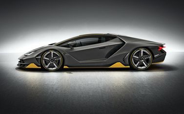 Lamborghini Centenario I، كوبيه — منظر من الجانب الأيسر