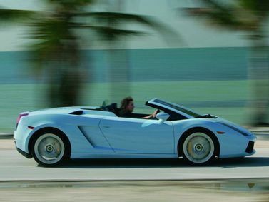 Lamborghini Gallardo I، رودستر — منظر من الجانب الأيسر