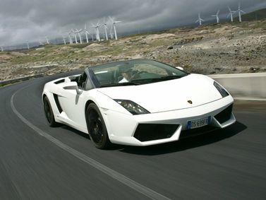 Lamborghini Gallardo أنا فيس ليفت، رودستر — منظر أمامي أيمن