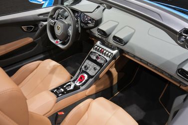Lamborghini Huracán I، رودستر — منطقة السائق