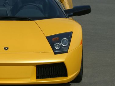 Lamborghini Murcielago I، رودستر — الجزء الأمامي من السيارة عن قرب