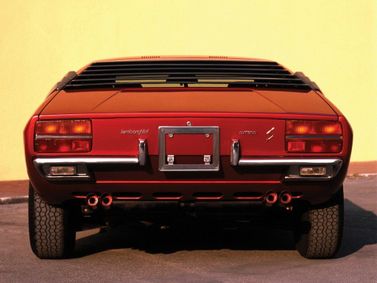 Lamborghini Urraco، كوبيه — منظر خلفي