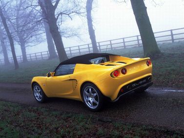 Lotus Elise II, Родстер — вид сзади справа