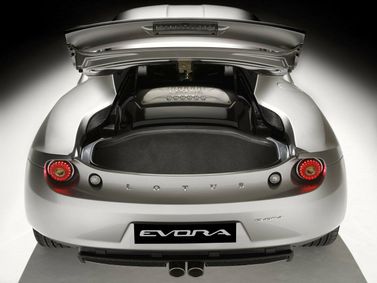 Lotus Evora, Купе — багажное отделение