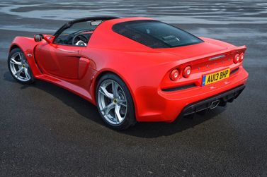 Lotus Exige III, Родстер — вид сзади справа