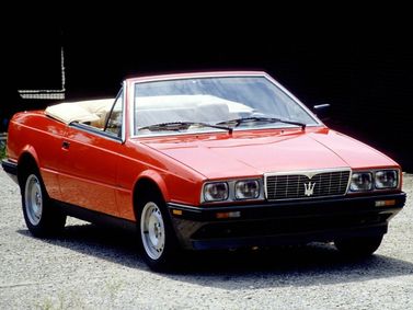 Maserati Biturbo, Кабриолет — вид спереди справа