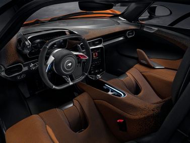 McLaren W1, Купе — общий вид салона