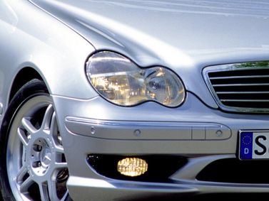Mercedes-Benz C-Class AMG II (W203)، سيدان — الجزء الأمامي من السيارة عن قرب