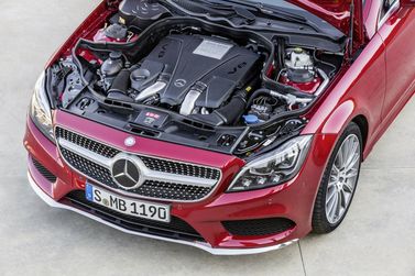 Mercedes-Benz CLS عملية فيس ليفت II (C218)، سيدان — حجرة المحرك