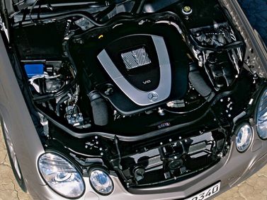 Mercedes-Benz E-Class عملية فيس ليفت III (W211، S211)، سيدان — حجرة المحرك