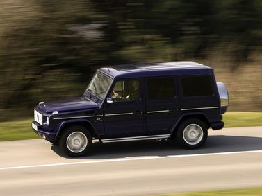 Mercedes-Benz G-Class AMG ط (W463)، دفع رباعي 5 أبواب — منظر أمامي أيسر