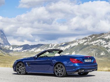 Mercedes-Benz SL-Class VI (R231) Рестайлинг, Родстер — вид сзади справа