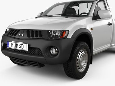 Mitsubishi L200 IV, Пикап одинарная кабина — вид спереди справа