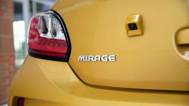 Mitsubishi Mirage عملية فيس ليفت السادس 2، هاتشباك 5 أبواب — الجزء الخلفي من السيارة عن قرب