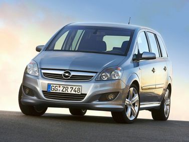 Opel Zafira B تجميل الوجه، فان مدمج — منظر أمامي أيمن