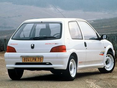 Peugeot 106 I Рестайлинг, Хэтчбек 3 дв. — вид сзади справа