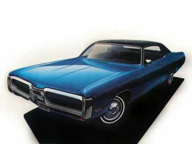 Plymouth Fury V, Купе-Хардтоп — вид спереди справа