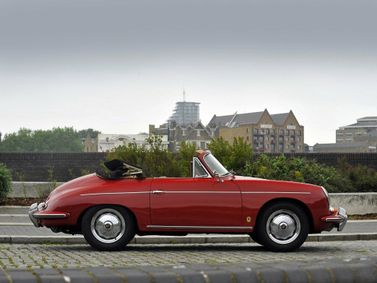 Porsche 356 III (B), Кабриолет — вид справа