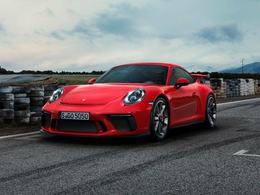Porsche 911 GT3 عملية فيس ليفت 991، كوبيه — منظر أمامي أيمن