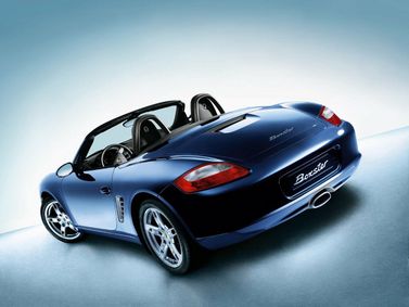 Porsche 718 Boxster II (987), Родстер — вид сзади слева