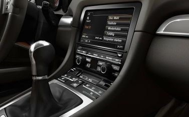 Porsche Cayman II (981), Купе — экран мультимедийной системы
