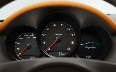 Porsche Cayman II (981), Купе — панель приборов