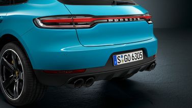 Porsche Macan I Рестайлинг, Внедорожник 5 дв. — вид сзади